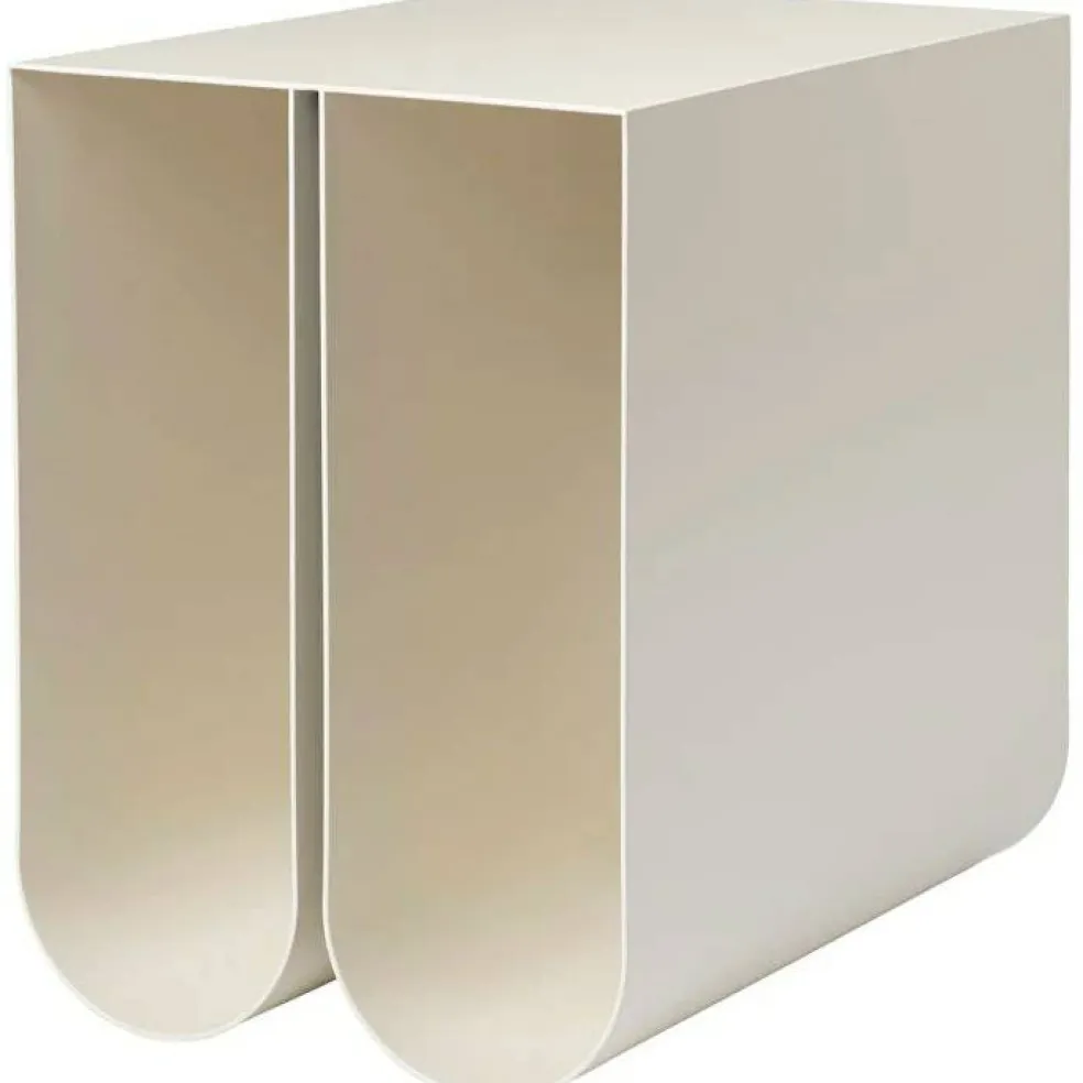 Curved Sidobord, Beige