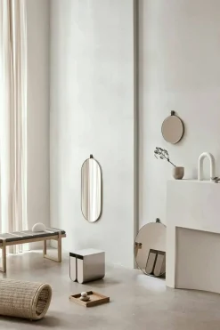 Curved Sidobord, Rostfritt Stål