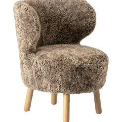 Cute Fåtölj Fårskinn, Sahara