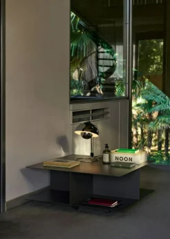 Develius EV3 Soffbord 89x89 cm, Stone Grey