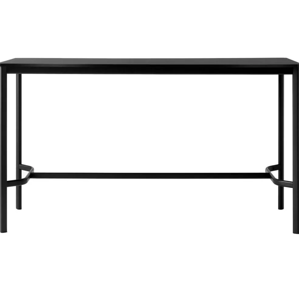 Drip HW64 Barbord 80x190x105 cm, Svart Laminat / Brons