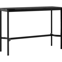 Drip HW111 Barbord 50x140x95 cm, Svart Laminat / Svart