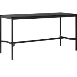 Drip HW62 Barbord 80x190x95 cm, Svart Laminat / Brons