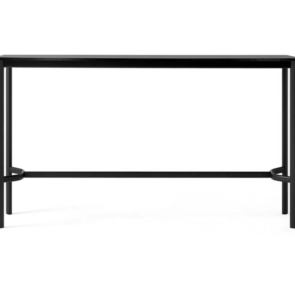 Drip HW63 Barbord 50x190x105 cm, Svart Laminat / Svart