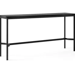 Drip HW61 Barbord 50x190x95 cm, Svart Laminat / Svart