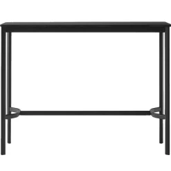 Drip HW113 Barbord 50x140x105 cm, Svart Laminat / Brons