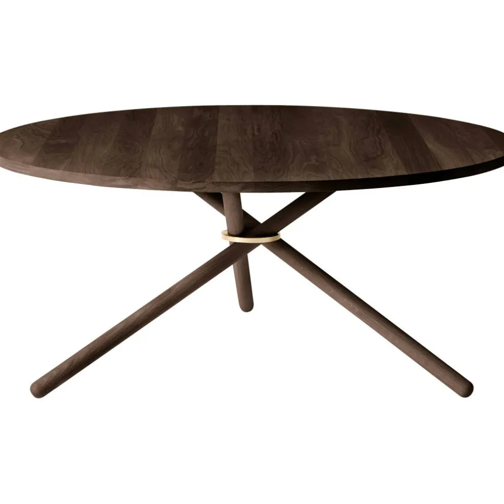 Edda Soffbord 105 cm, Mörk Ek