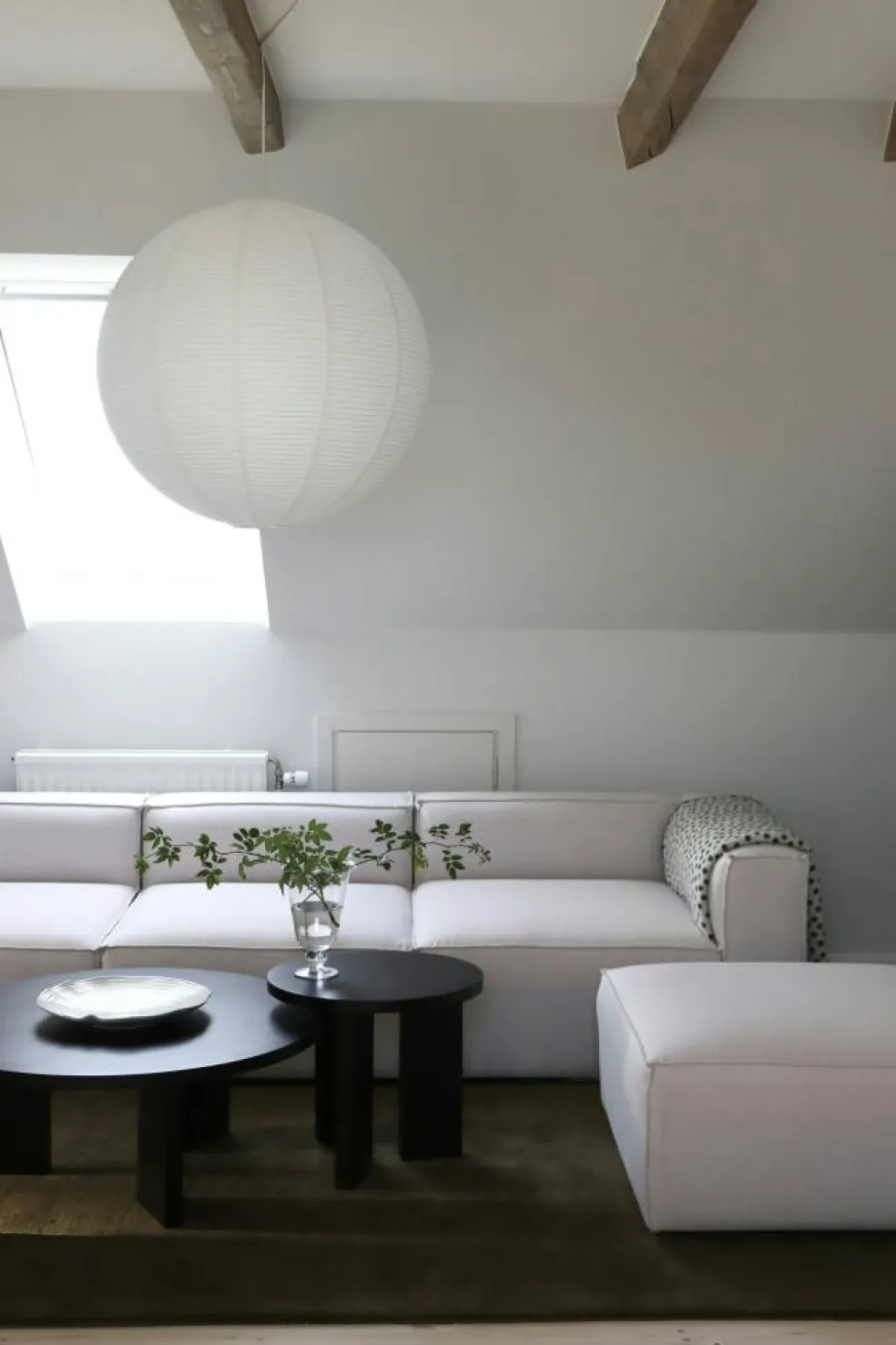 Eden Soffbord 90 cm, Mörk Ek