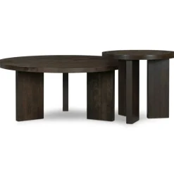 Eden Soffbord 90 cm, Mörk Ek