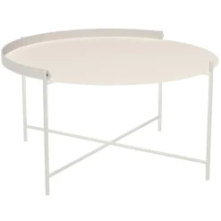 Edge Brickbord Ø76 cm, Muted White