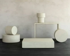 Elements Soffbord Off-white, Ø80 cm