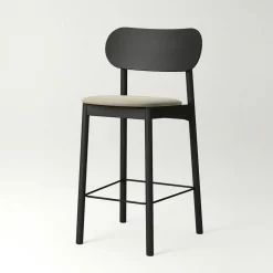 Elephant Barstol, Svart / Beige breeze
