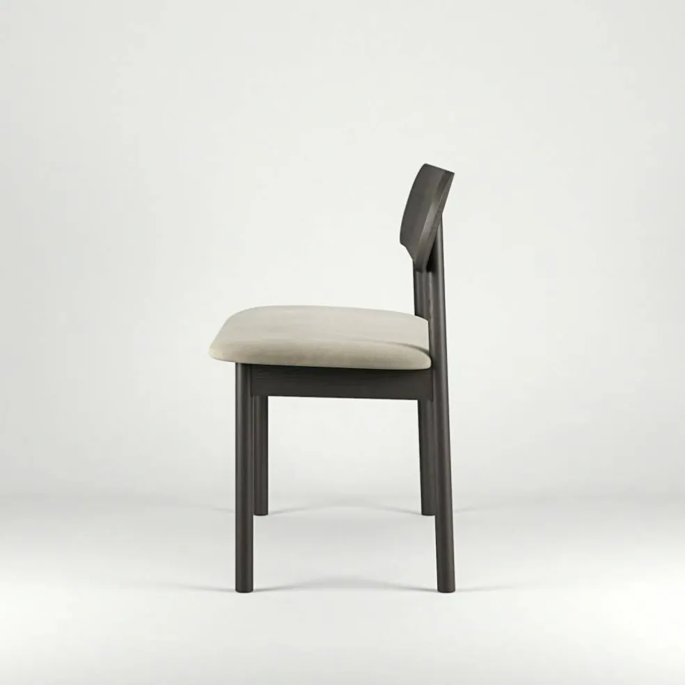 Elephant Bänk Smoked Oak / Beige Velvet