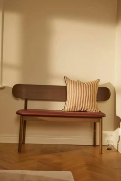 Elephant Bänk Smoked Oak / Beige Velvet