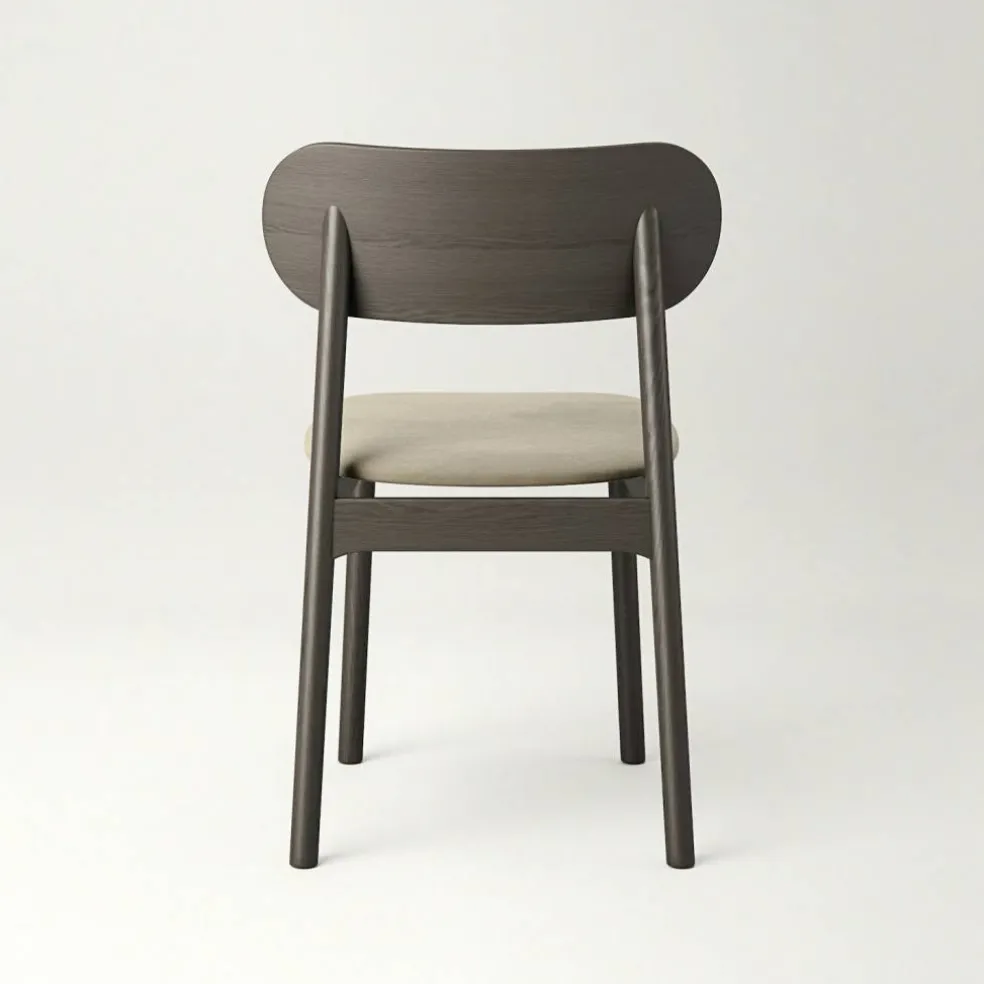 Elephant Stol, Mörk Ek / Beige Sammet