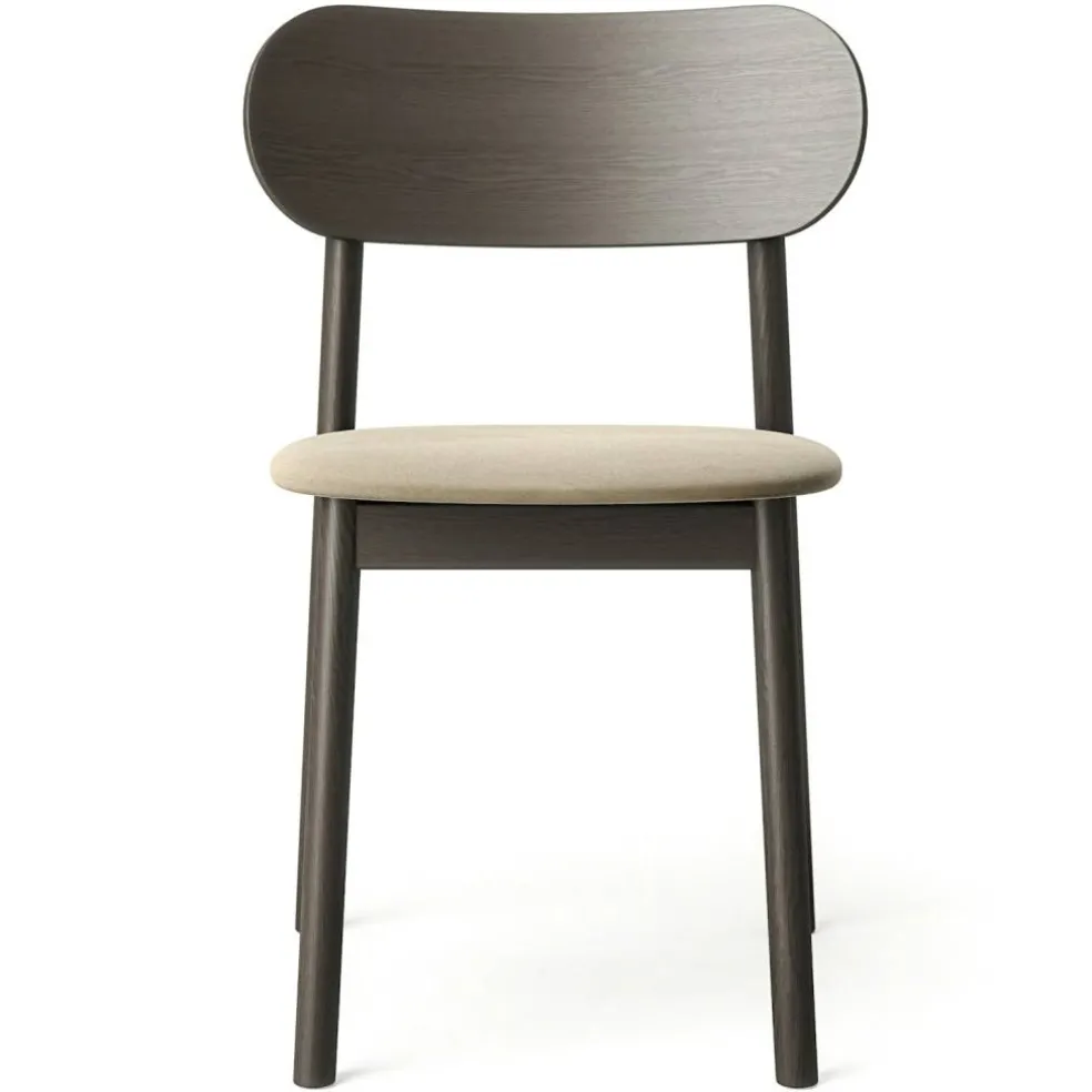 Elephant Stol, Mörk Ek / Beige Sammet