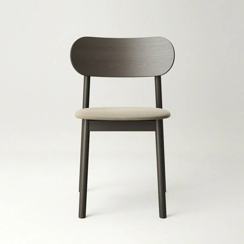 Elephant Stol, Mörk Ek / Beige Sammet