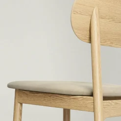 Elephant Stol, Naturlig Ek / Beige Sammet
