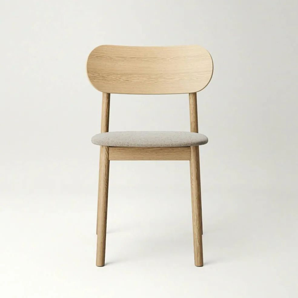 Elephant Stol, Naturlig Ek / Beige Breeze