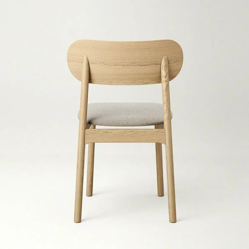 Elephant Stol, Naturlig Ek / Beige Breeze