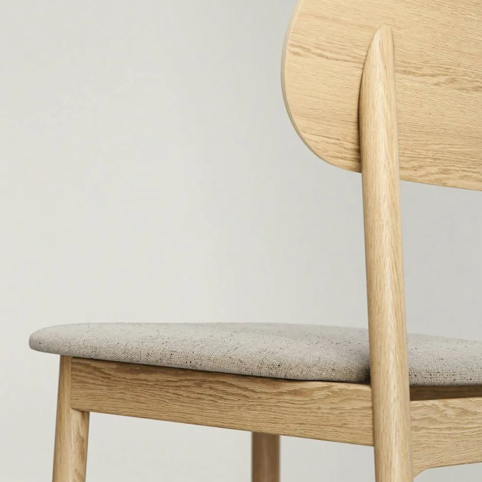 Elephant Stol, Naturlig Ek / Beige Breeze
