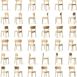 Elephant Stol, Naturlig Ek / Beige Breeze