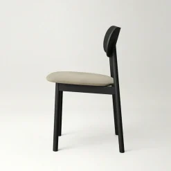 Elephant Stol, Svart / Beige Sammet