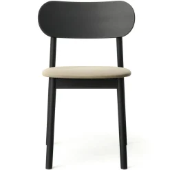 Elephant Stol, Svart / Beige Sammet