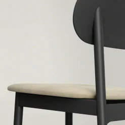 Elephant Stol, Svart / Beige Sammet