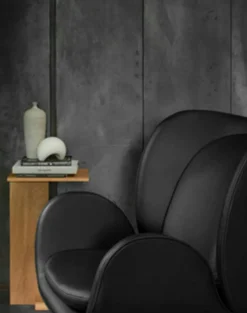Embrace Fåtölj Med Fotpall S, Elmosoft Black