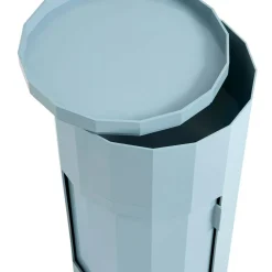 Facet Skåp Hög, Misty Blue