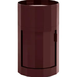 Facet Skåp Hög, Vinröd