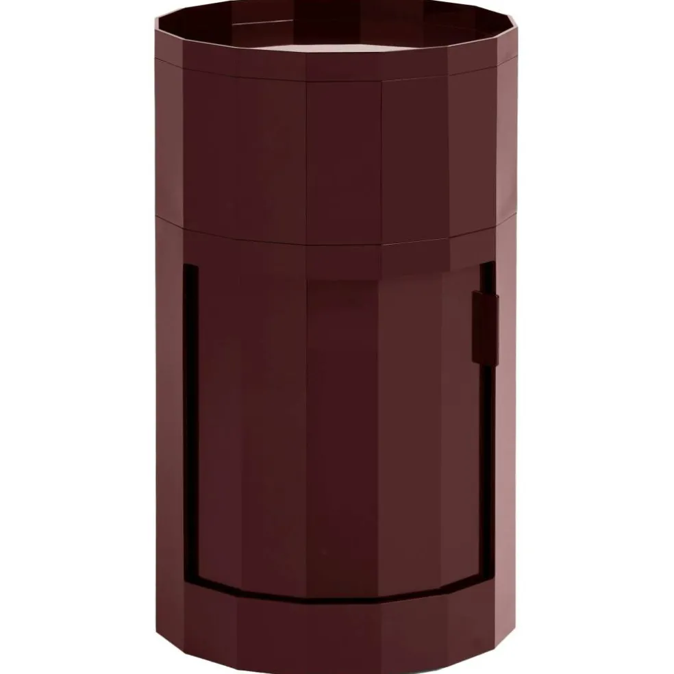 Facet Skåp Hög, Vinröd