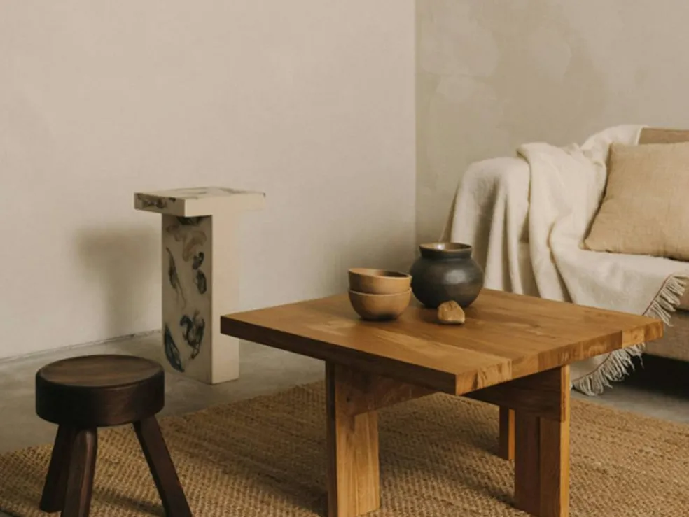Farmhouse Soffbord 52x105 cm, Ek