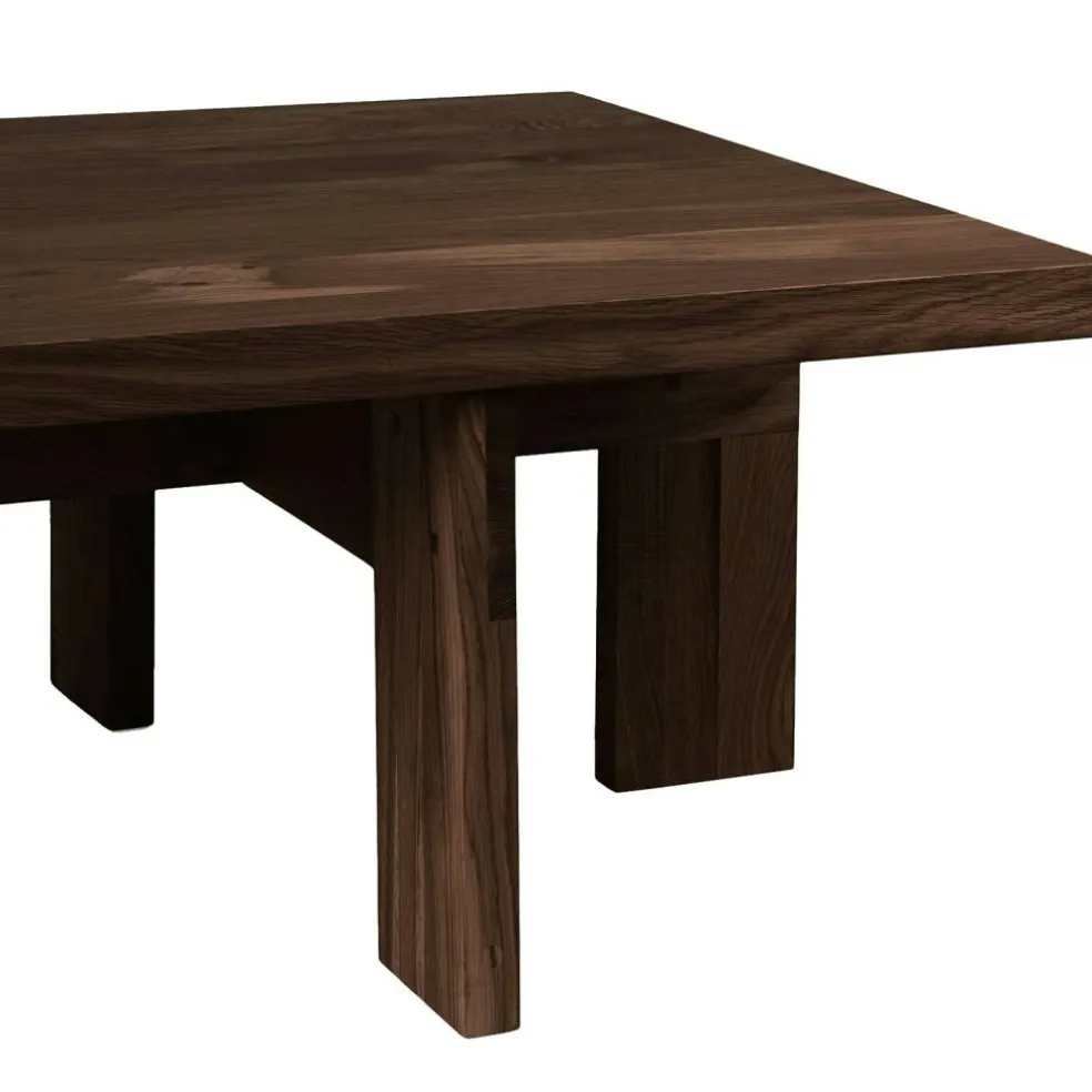 Farmhouse Soffbord 70x70 cm, Mörk Ek