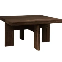Farmhouse Soffbord 70x70 cm, Mörk Ek