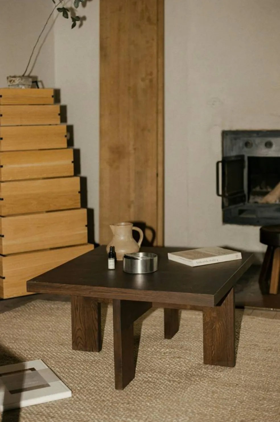Farmhouse Soffbord 52x105 cm, Mörk Ek