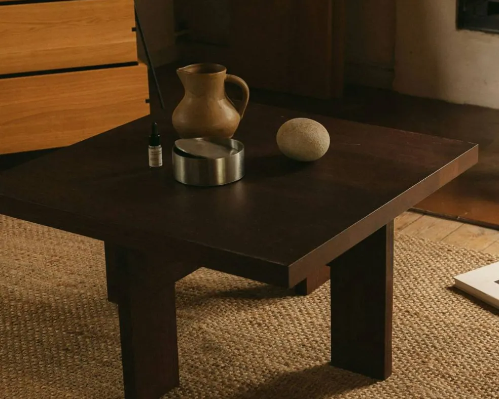 Farmhouse Soffbord 52x105 cm, Mörk Ek