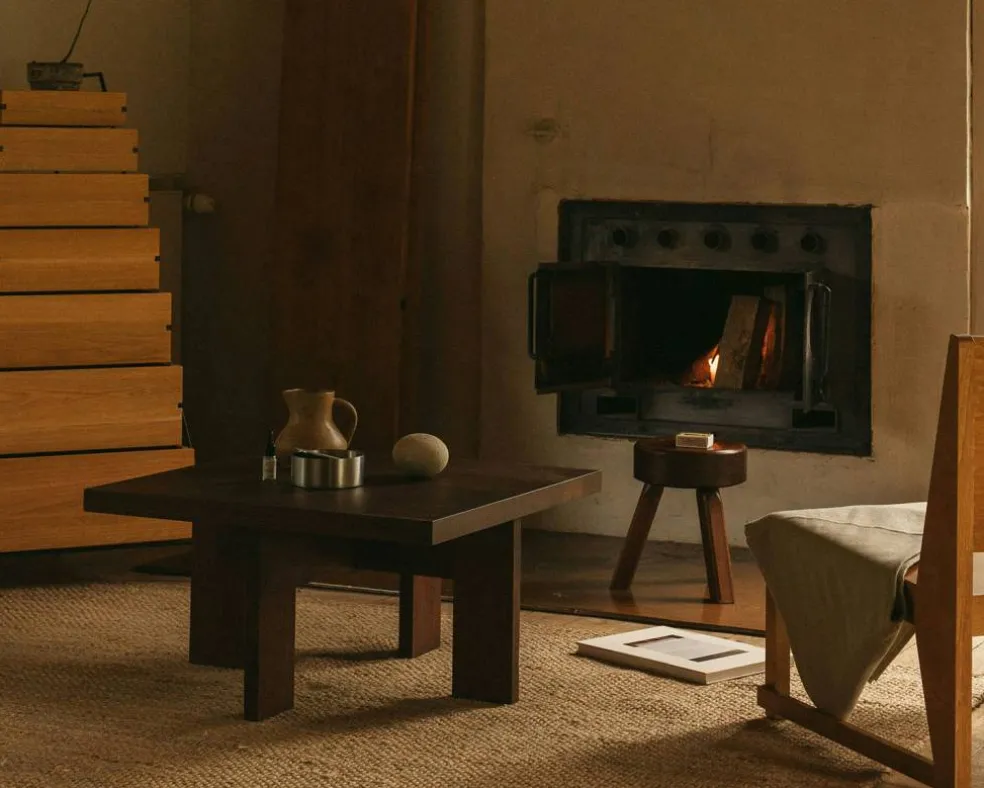 Farmhouse Soffbord 52x105 cm, Mörk Ek