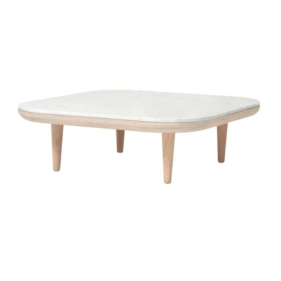 Fly Soffbord SC4 Oljad Ek / Vit Marmor