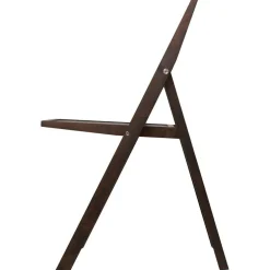 Folding Flat Stol, Mörkbrun