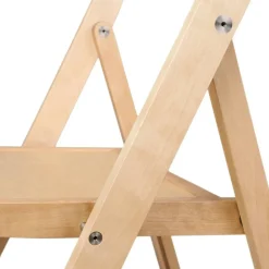 Folding Flat Stol, Natur