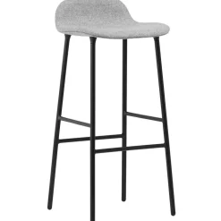 Form Barstol 75 cm, Grå / Svart Ek