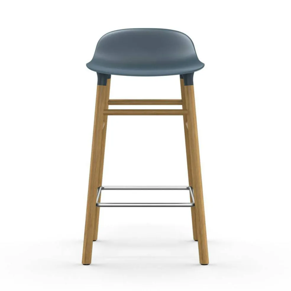 Form Barstol Ekben, 65cm, Blå