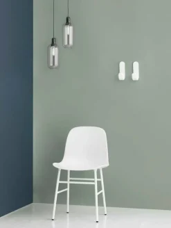Form Stol Stålben, Vit