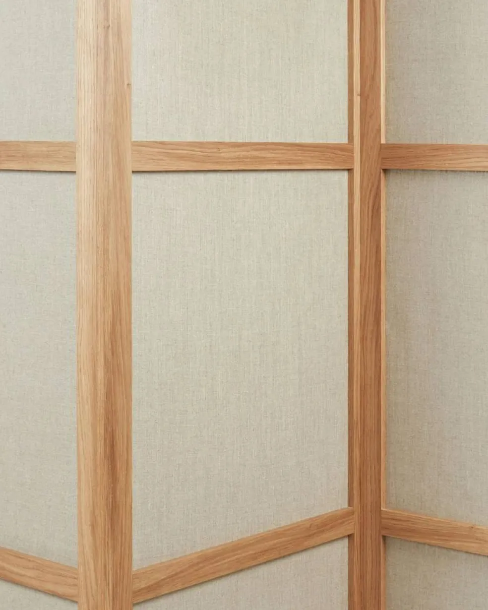 Frame Rumsavdelare Naturlig Ek / Linne, 3 Paneler