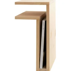 F-Shelf Vägghylla Vänster, Furu