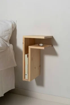 F-Shelf Vägghylla Höger, Furu