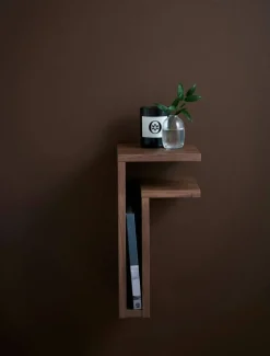 F-Shelf Vägghylla Höger, Valnöt