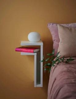 F-Shelf Vägghylla Vänster, Vit
